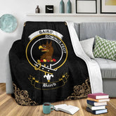 Clan Baird Crest Tartan Premium Blanket Black YQ42 Clan Baird Tartan Today